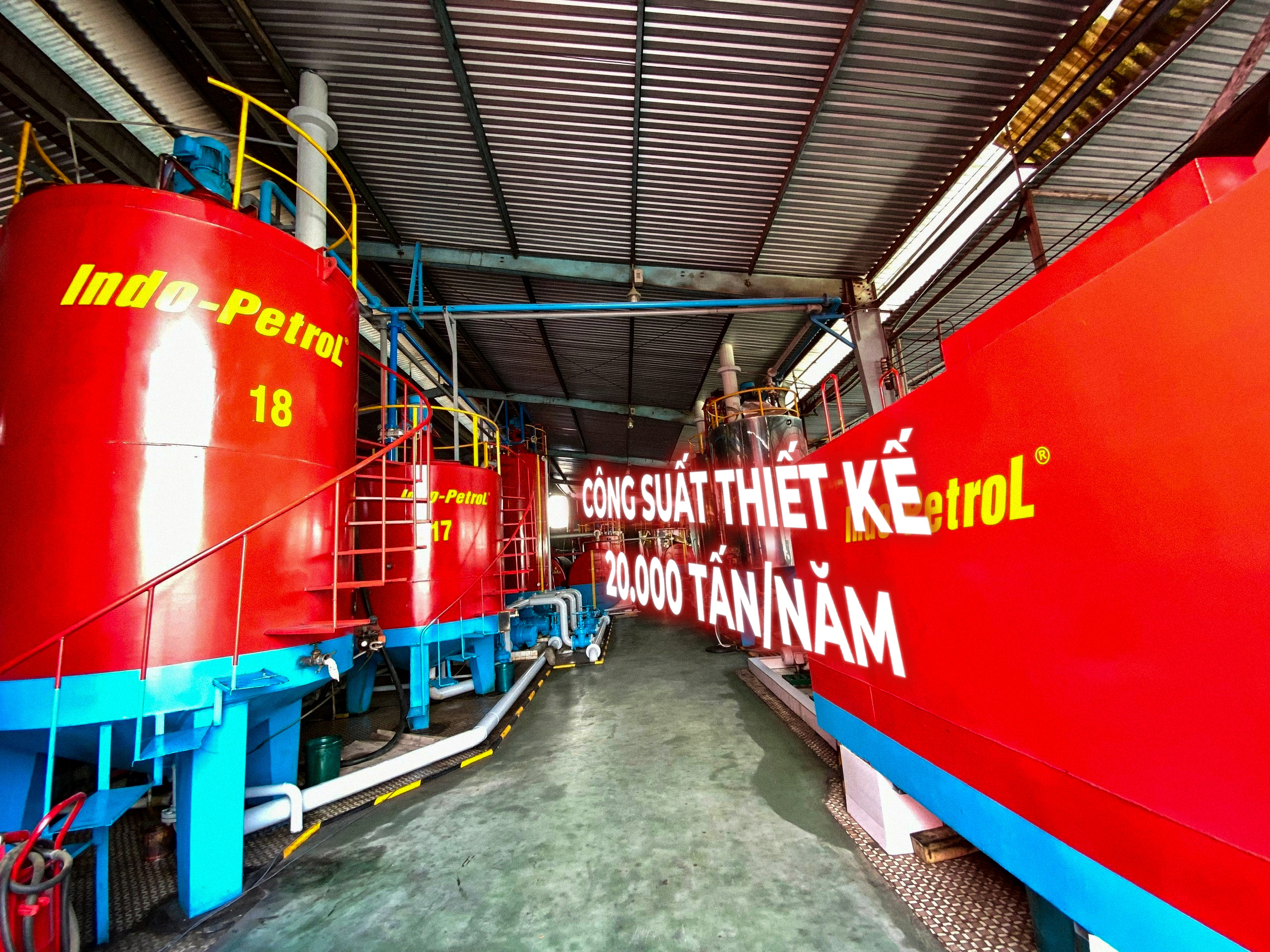 Công suất thiết kế: 20.000 tấn/ năm