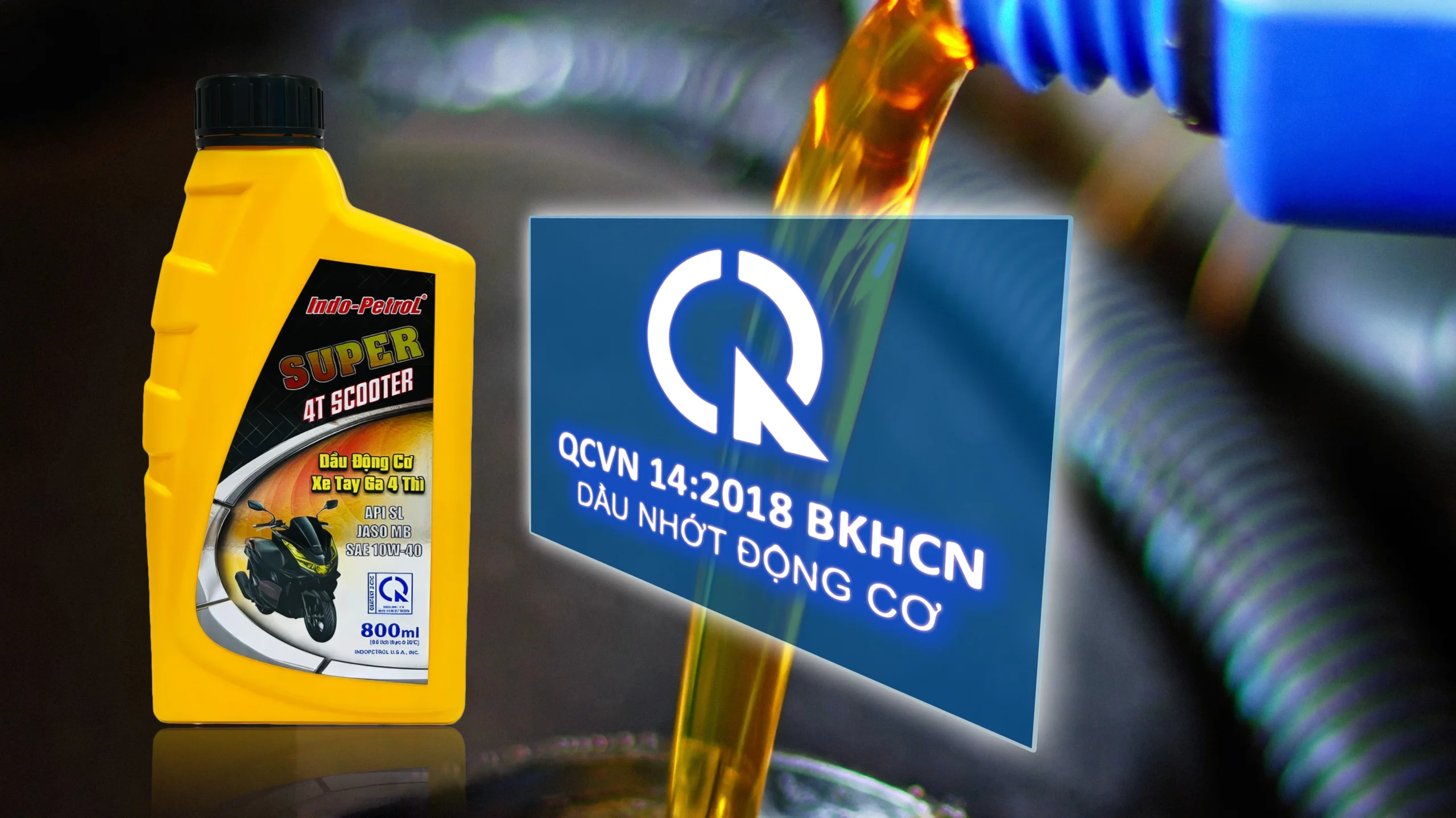 Chứng nhận hợp quy về dầu nhờn động cơ đốt trong QCVN 14 : 2018