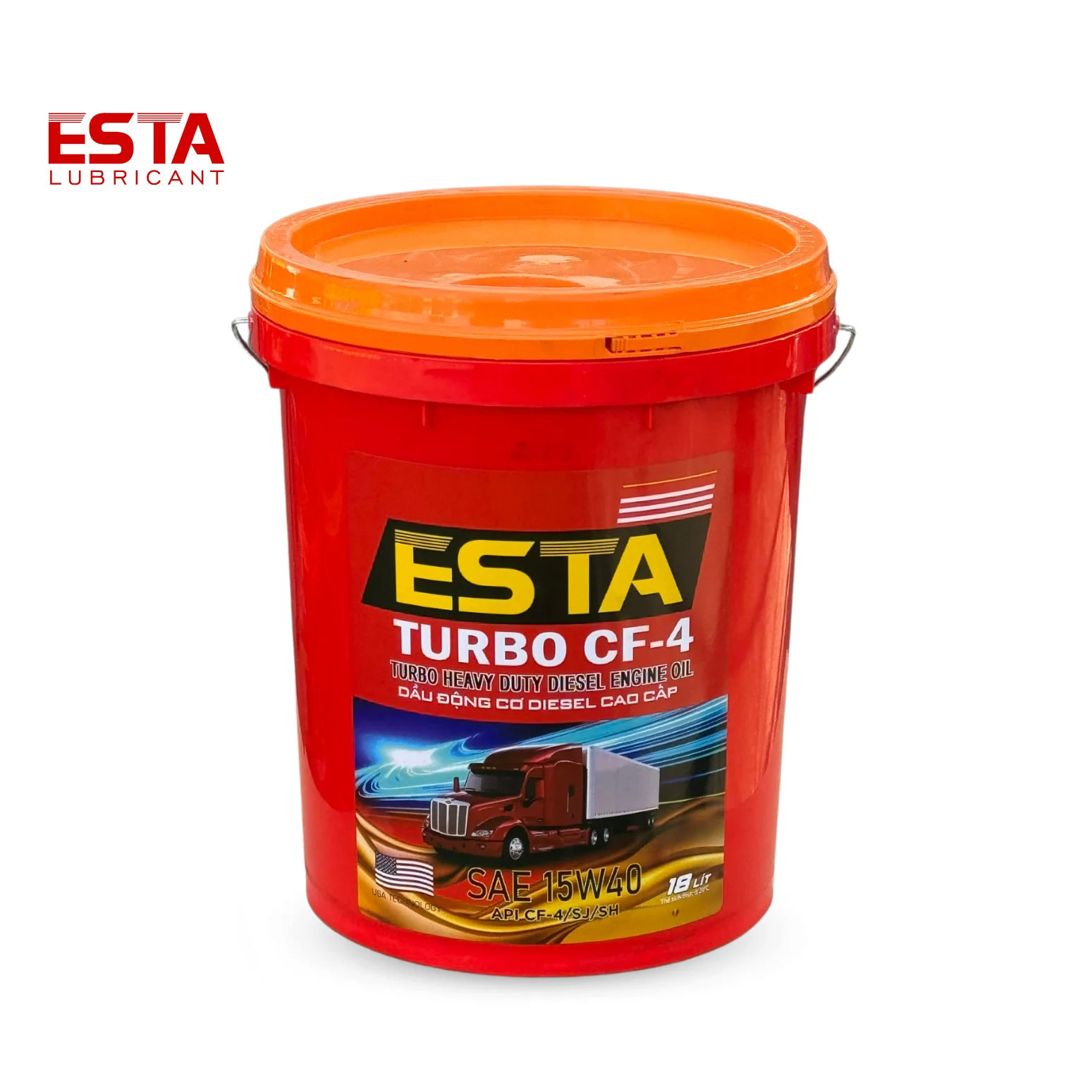 DẦU ĐỘNG CƠ DIESEL TURBO TẢI NẶNG 4T - API CF-4/SL / SAE 15W40